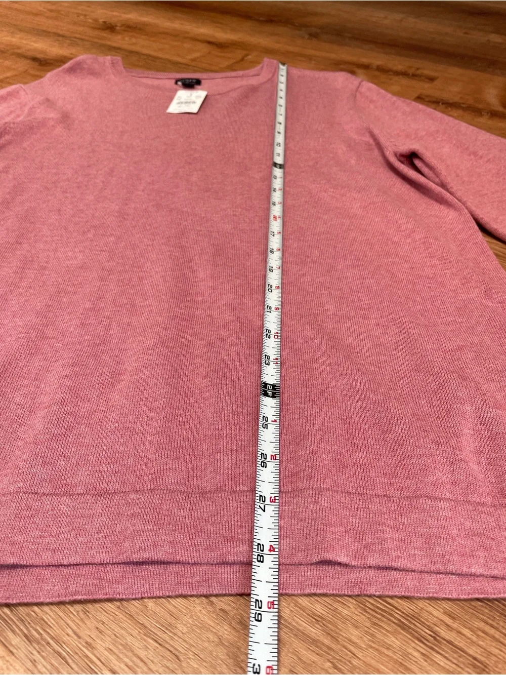 J‎ Crew Mens Cotton Sweater Long Sleeve Tee NEW NWT LARGE Pink Preppy Layering